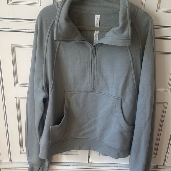 CRZ YOGA Tops - Women's Gray Quarter-Zip Sweater
